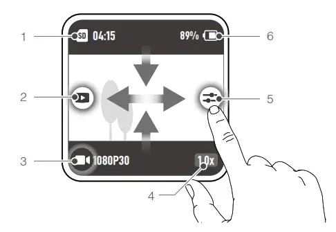 dji 6483020 Action 2 Power Combo 4K Action Camera- Touchscreen