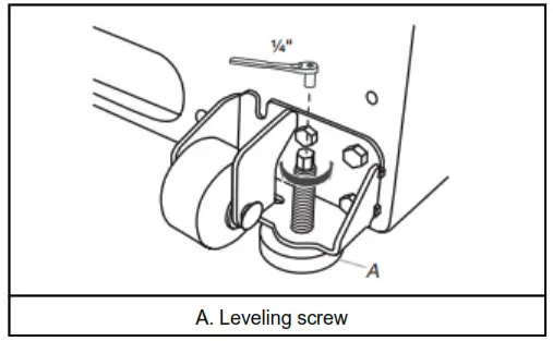 MAYTAG MBF1958FEZ Bottom Mount Refrigerator- Leveling screw