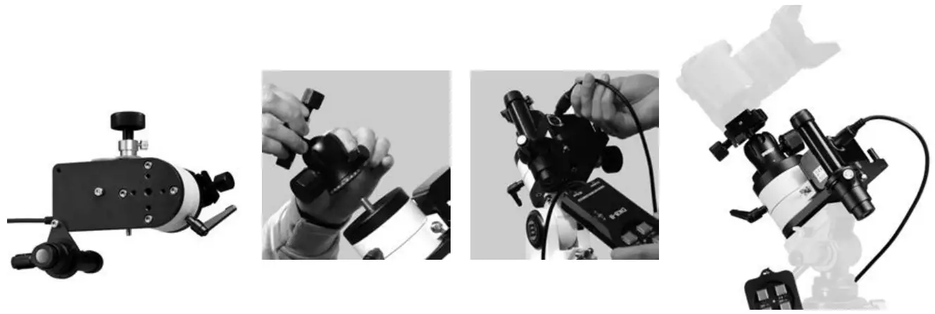 BRESSER 4964111 Tripod with Polar Wedge for Photo Mount-polar wedge