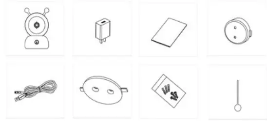 LUVION 894593 Smart Optics Baby Monitor with Camera - CameraImage