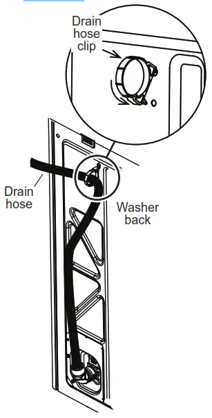 GE Appliances VTW525 Washer - DRAIN.