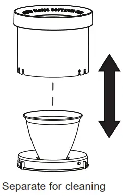 GE Appliances VTW525 Washer - Separate for cleaning