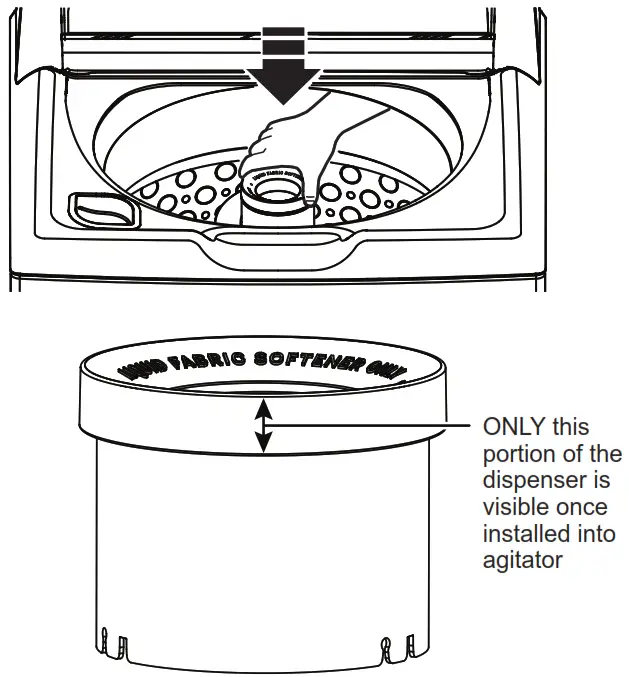 GE Appliances VTW525 Washer - softener