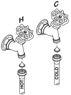 GE Appliances VTW525 Washer - water