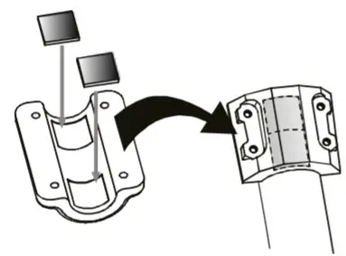 BRESSER 7002525 Colour Weather Center 5 In 1 Weather Station - Attaching rubber