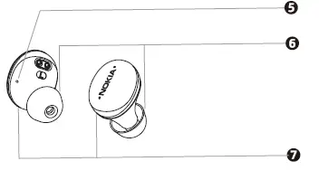 NOKIA TWS-411 Comfort Earbuds 3