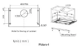 kleenmaid RHSO91 90cm Slideout Rangehood FIG 6