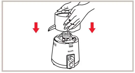 SUJATA Multimix 900 W Juicer Mixer Grinder - ASSEMBLY 4