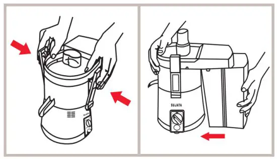 SUJATA Multimix 900 W Juicer Mixer Grinder - ASSEMBLY 5