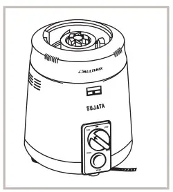 SUJATA Multimix 900 W Juicer Mixer Grinder - CLEANING