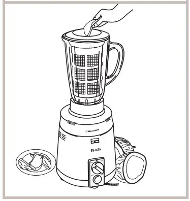 SUJATA Multimix 900 W Juicer Mixer Grinder - MILK EXTRACTOR 5