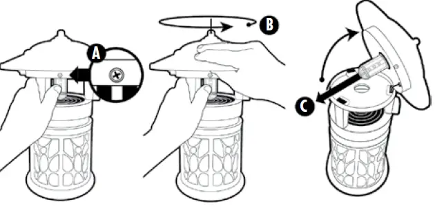 DYNATRAP-DT1120 12-Acre-Decora-Chocolate-LED-Insect-Trap-1
