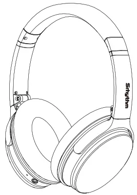 Srhythm NiceComfort 25 Foldable Lightweight ANC Headphone