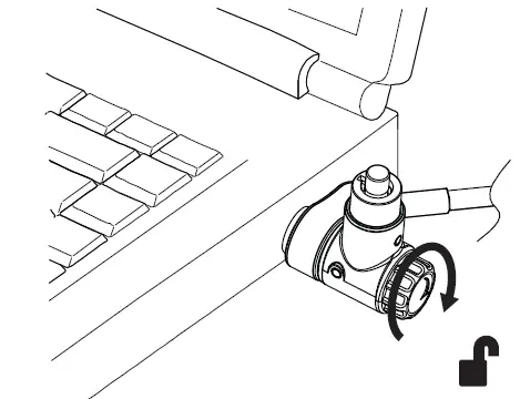 Targus ASP95GL Keyed Cable Lock fig 2