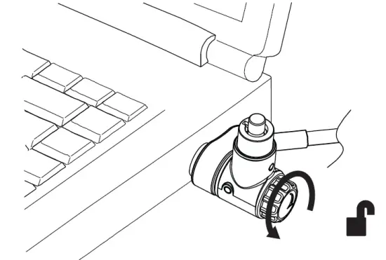 Targus ASP95GL Keyed Cable Lock fig 7