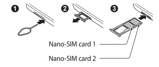 SAMSUNG SM M127F Galaxy M12 Dual Sim Smartphone - SIM card