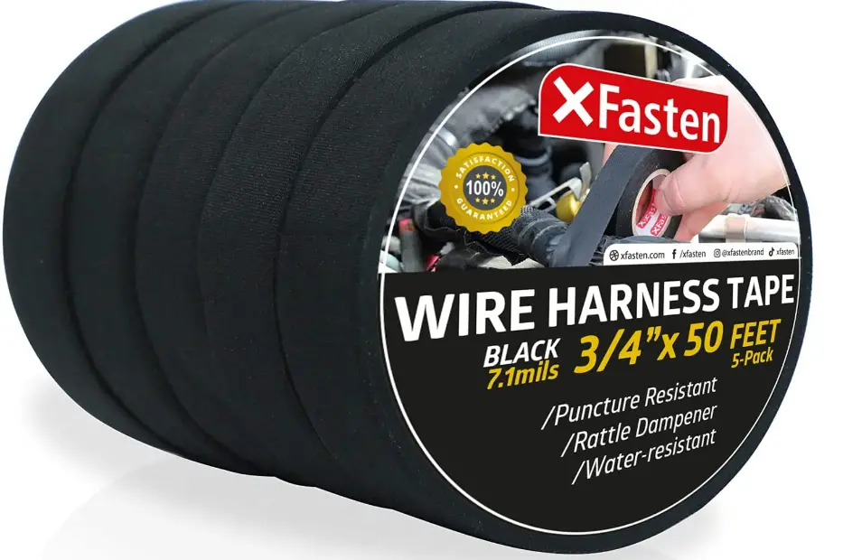 XFasten-Wire-Harness-Tape-3-4-Inch-by-50-Foot-image