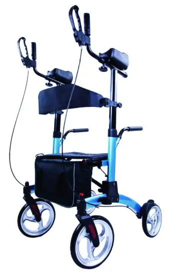 COSTWAY JH10005 2 in 1 Multipurpose Rollator Walker with Large Seat