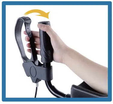 COSTWAY JH10005 2 in 1 Multipurpose Rollator Walker with Large Seat - operation 1