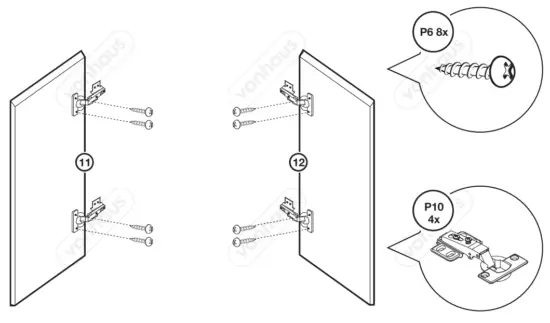 VonHaus 3000206 Sideboard Storage Unit -7