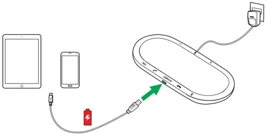 Jabra 7810 109 Speak 810 MS USB Speakerphone - 6