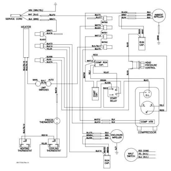 nvent T43 T Series Air Conditioner - WIRING DIAGRAM