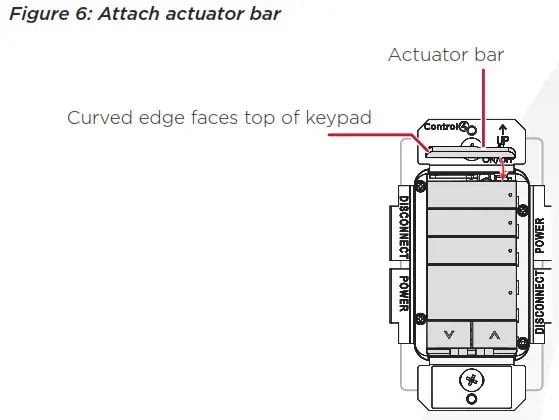 Control4 C4 KD120 Keypad Buttons - Keypad button installation 6