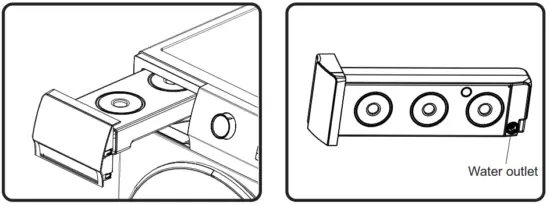 Hisense HDFY80H 8kg Heat Pump Dryer - Cleaning of water box