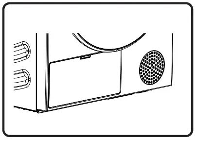 Hisense HDFY80H 8kg Heat Pump Dryer - door
