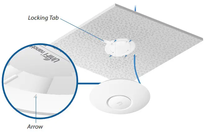 Ubiquiti UAP nanoHD Compact 802 11ac Wave 2 Enterprise Access Point - Ceiling Mount 5