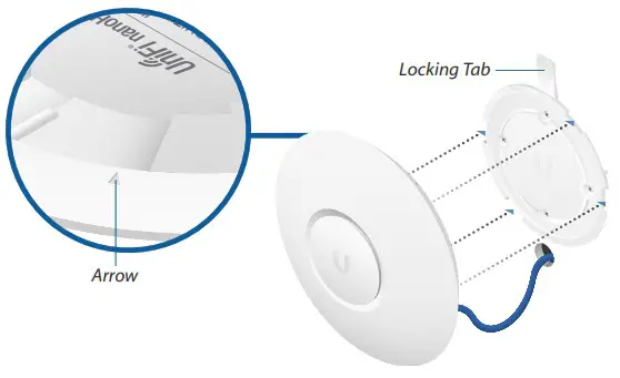 Ubiquiti UAP nanoHD Compact 802 11ac Wave 2 Enterprise Access Point - Hardware Installation 6