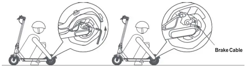 IGNITE ESC02 Electric Scooter - BRAKE