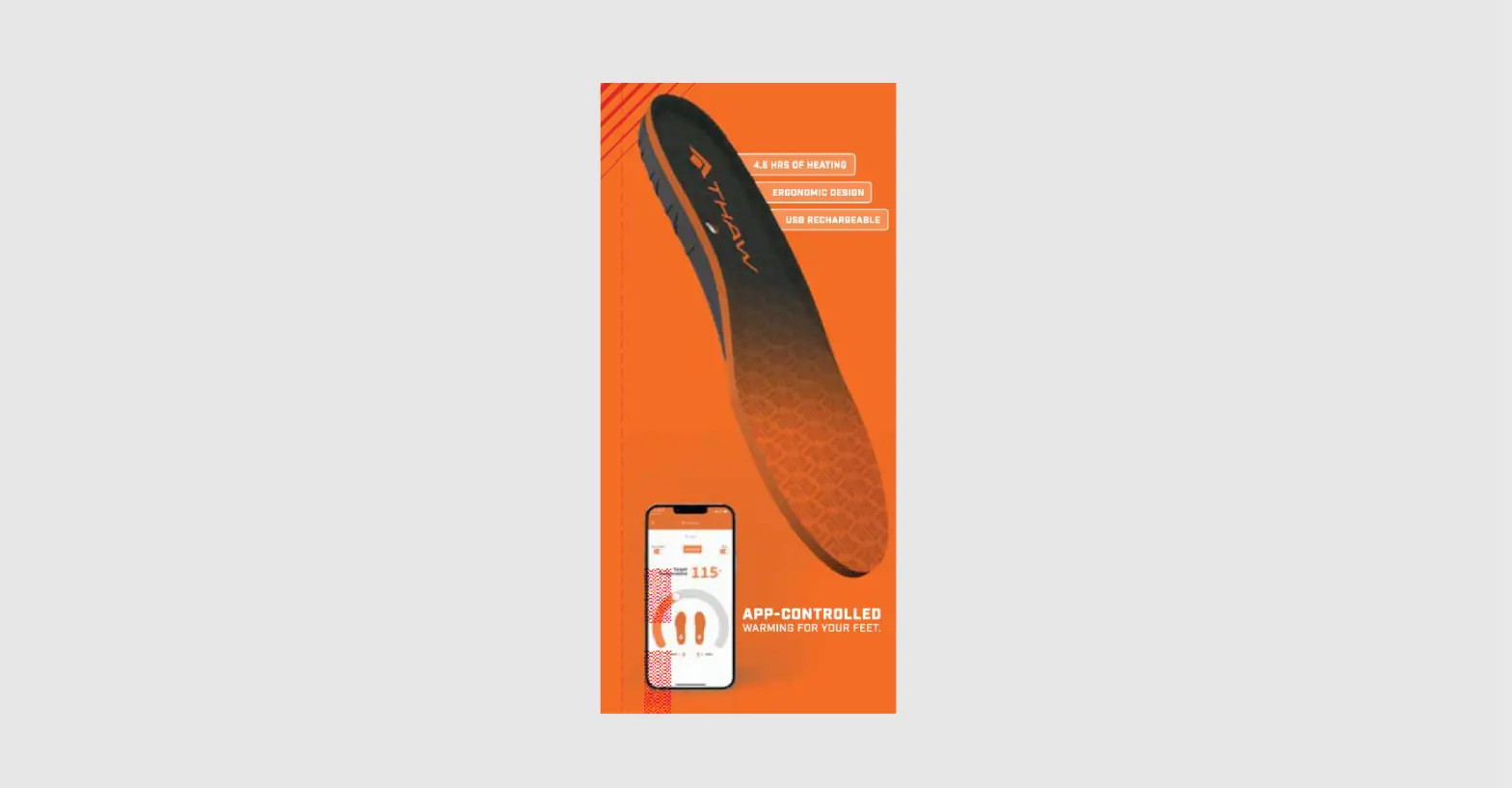 Thaw 1001 Bluetooth Rechargeable Heated Insoles User Guide