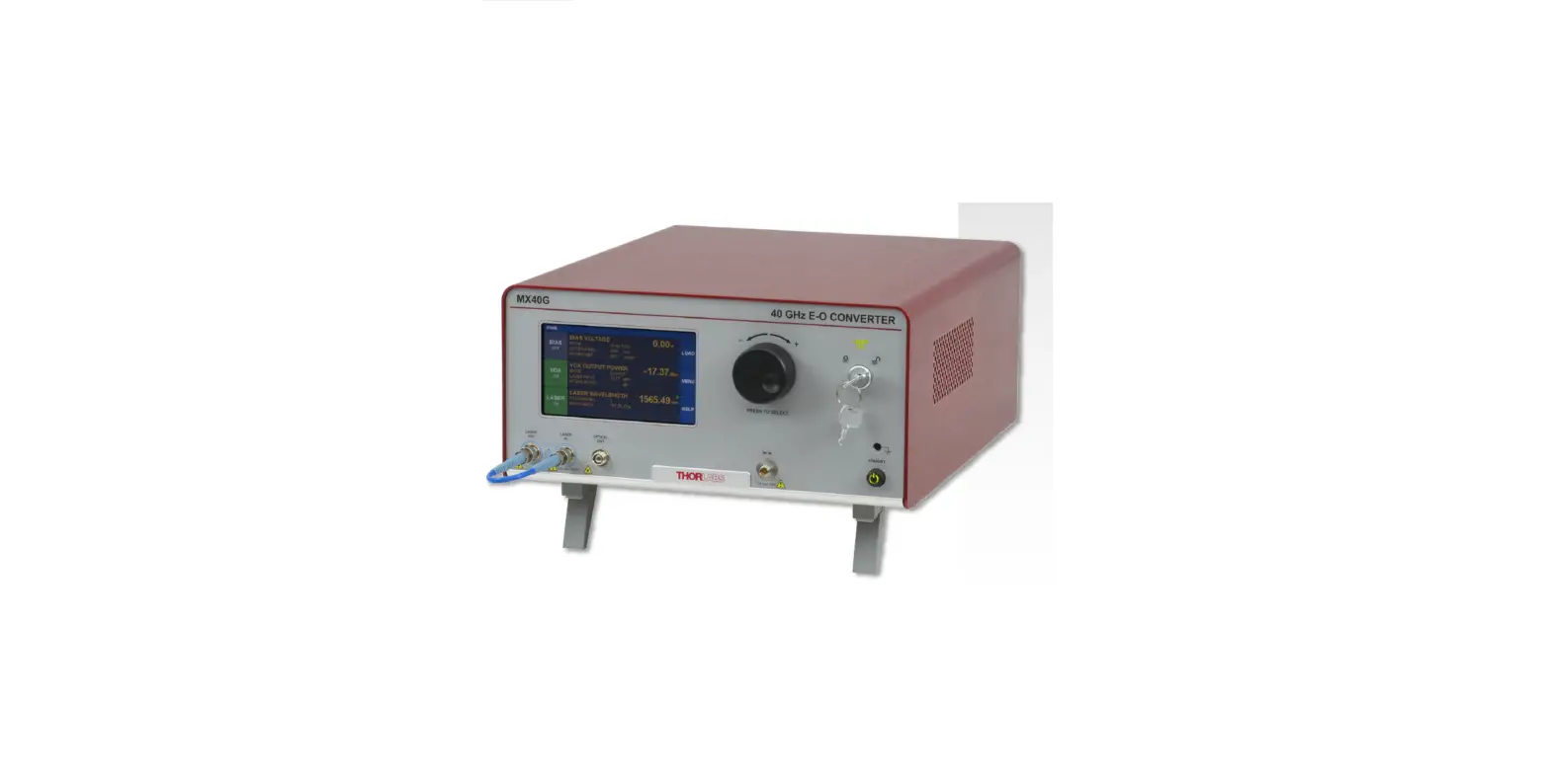 Thorlabs Mx40g 40ghz Electrical To Optical Converter User Guide Thorlabs Mx40g 40ghz Electrical To Optical Converter User Guide