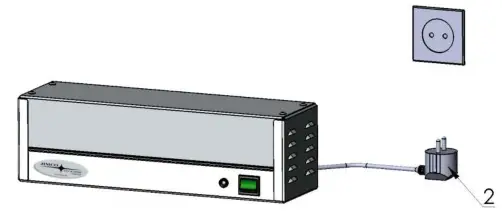 JIMCO MAC500S Multi Air Cleaner - Lamp change