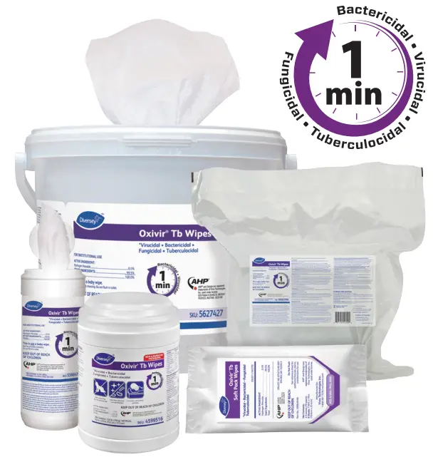 Diversey Oxivir Tb Wipes based on proprietary