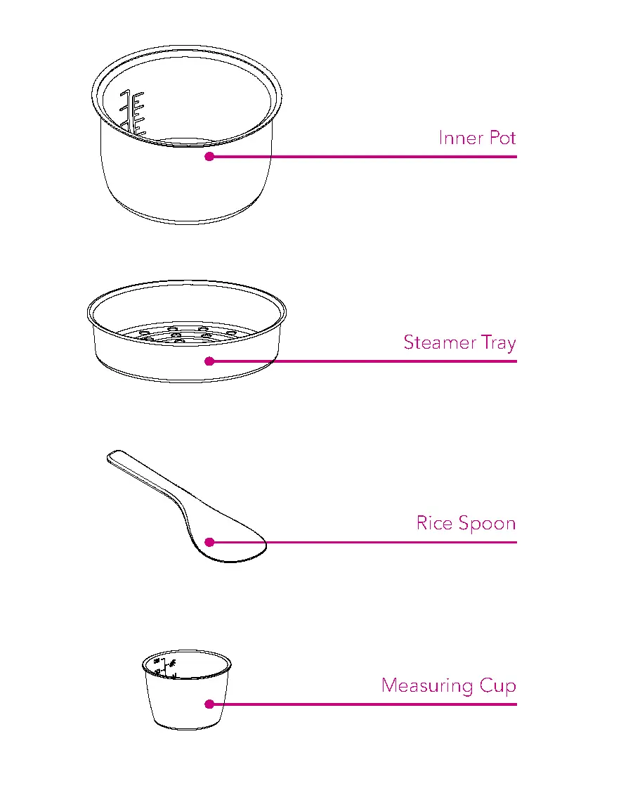 Zest Plus Rice & Grain Cooker Accessories