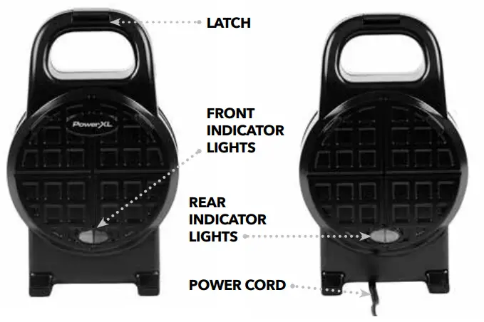 PowerXL ESWM02 Stuffed Wafflizer Plus Waffle Maker - fig1