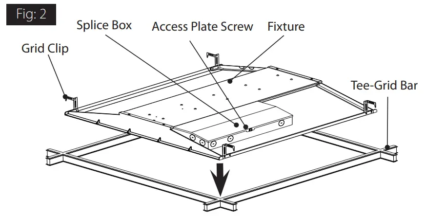 RECESSED CEILING MOUNTING