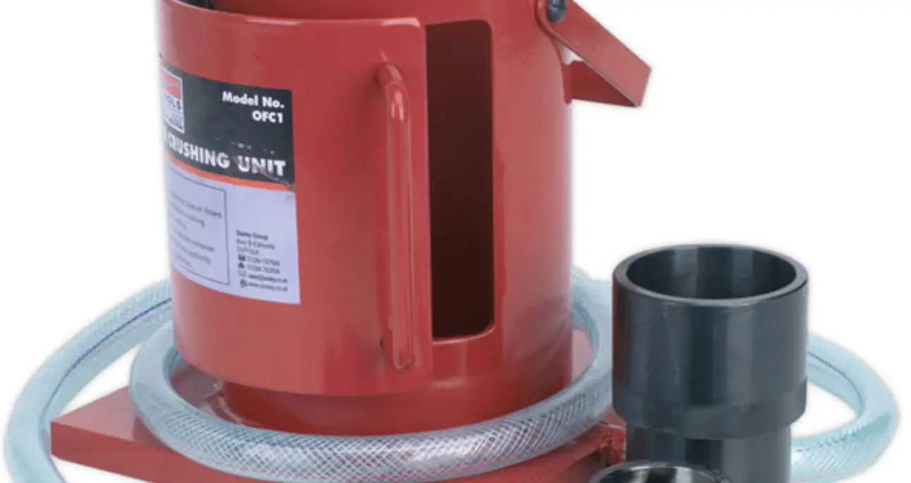 Sealey Ofc1 Oil Filter Crushing Unit And Adaptors Instruction Manual