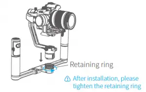 retaining ring camera