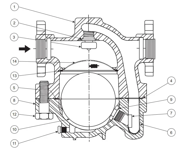 EMERSON Yarway FXT700 Series Steam Trap - Figure 2