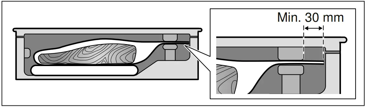 BOSCH BVE810NC0 Vacuuming Drawer - protruding