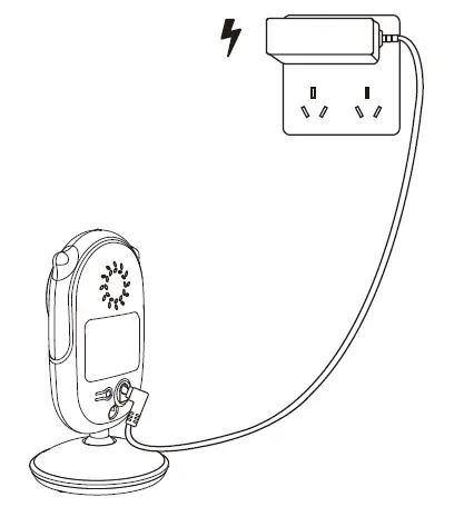 Shenzhen Mingchuangzhilian Technology SM25RX 2.4GHz Digital Wireless Video Baby Monitor 5