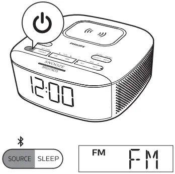 PHILIPS R7705 7000 Series Clock Radio B_15