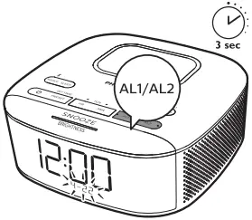 PHILIPS R7705 7000 Series Clock Radio B_24