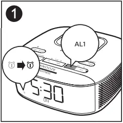 PHILIPS R7705 7000 Series Clock Radio C_01