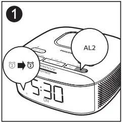 PHILIPS R7705 7000 Series Clock Radio C_03