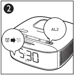 PHILIPS R7705 7000 Series Clock Radio C_04