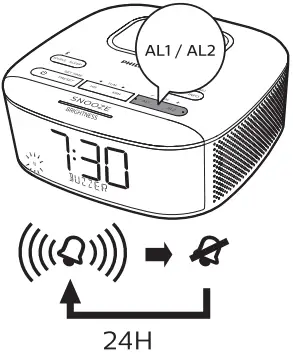 PHILIPS R7705 7000 Series Clock Radio C_07